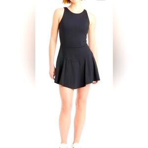 NEW!! JoyLab Women's Scallop Detail Active Dress- Black-XS (NWT)